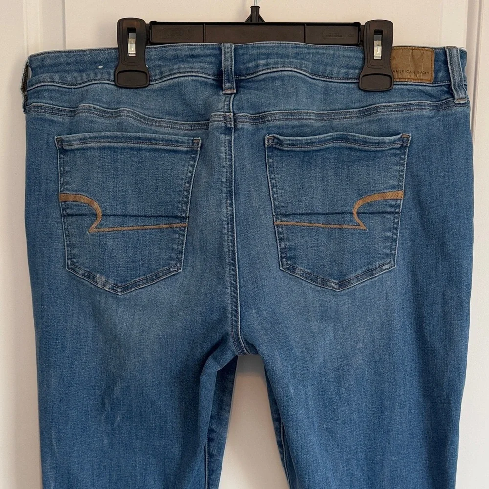 American Eagle Outfitters Light Blue Jeggings - Picture 5 of 8